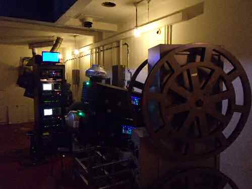 Hammersmith Odeon Projection Room